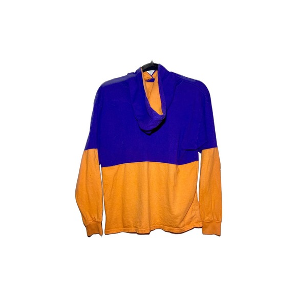 Vintage Orange Purple Champion Pull Over Hoodie - Picture 4 of 4